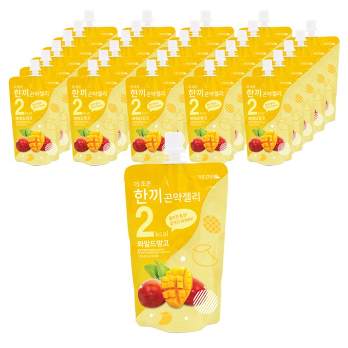 더조은 한끼곤약젤리 와일드망고, 150ml, 30개입