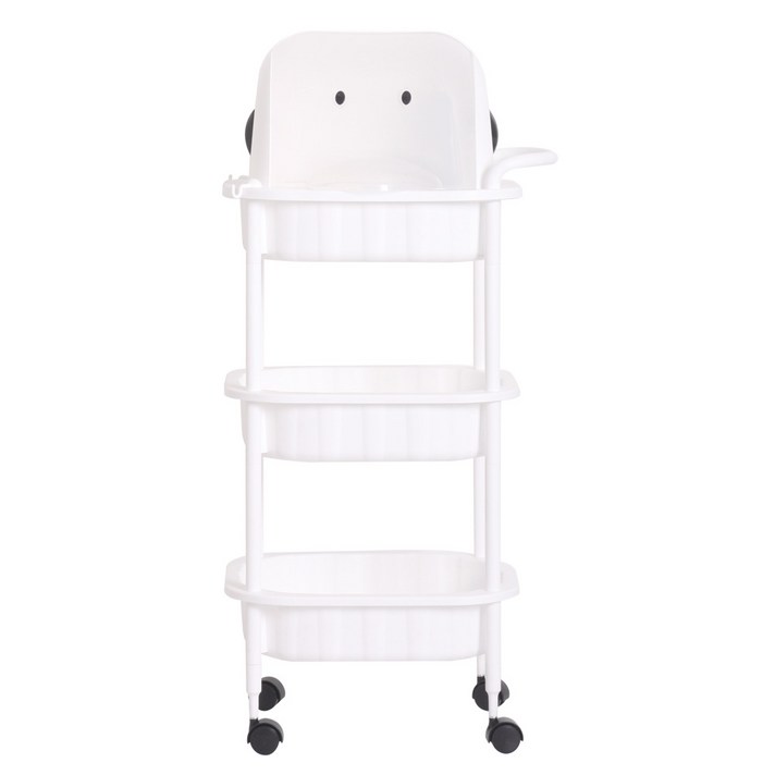 보노하우스 펭귄 기저귀 정리함 3단, 화이트