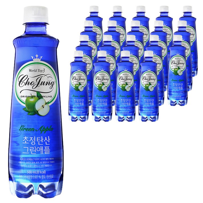 일화 초정탄산 그린애플, 500ml, 20개