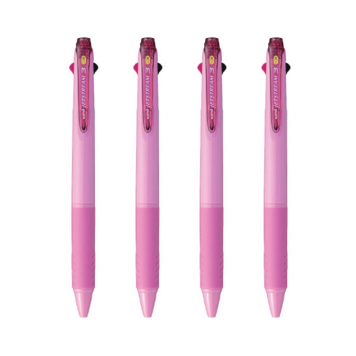 제트스트림 3색 볼펜 0.38mm, BP, 4개입