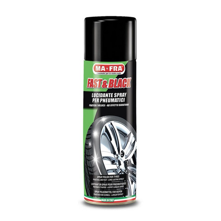 마프라 패스트 앤 블랙 타이어용 광택스프레이, 500ml, 1개