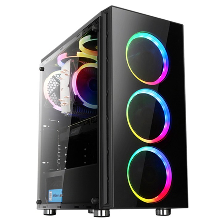AMD 슈퍼스타PC NO.23 고사양게임용 조립 PC (R7 2700 WIN미포람 DDR4 16G SSD 240G + HDD2TB GTX1660Ti), 단일 상품, 기본형