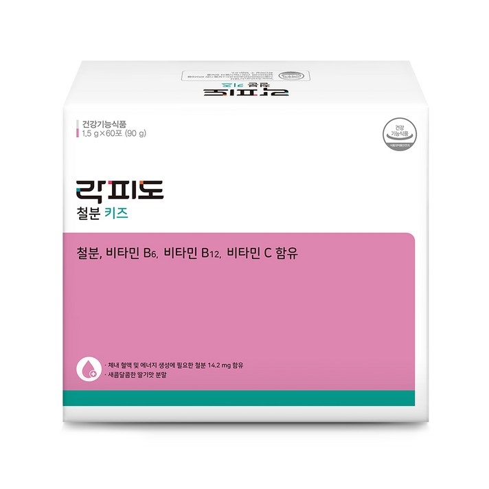 락피도 철분 키즈, 1.5g, 60개입