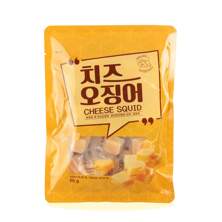 금한산업 치즈 오징어, 65g, 1개