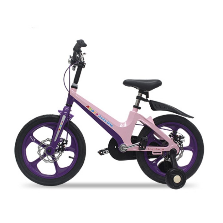 알파카 주니어 바이크 J6, 핑크 + 퍼플