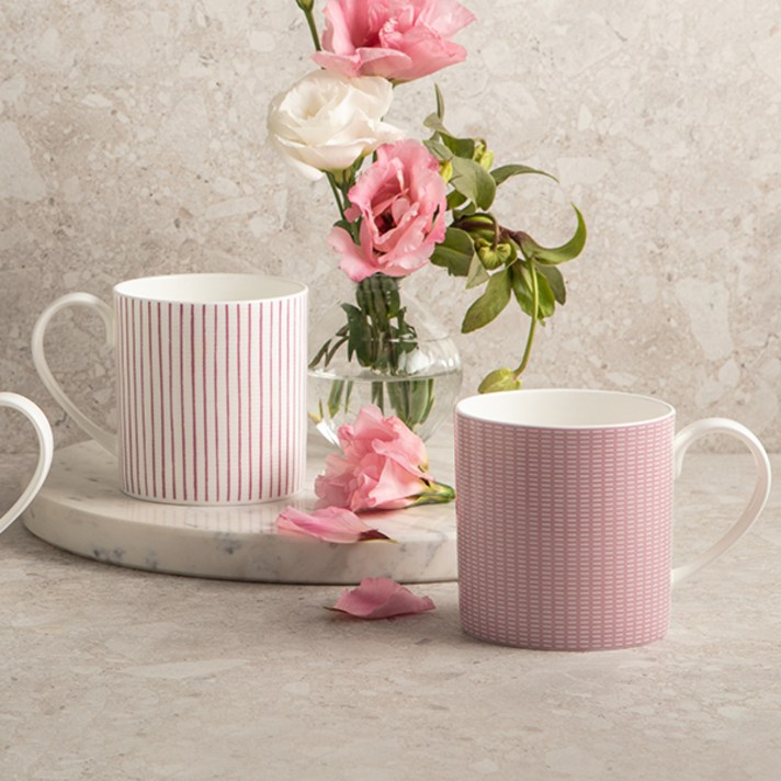 한국도자기 코지핑크 머그세트 2p, 핑크, 1세트