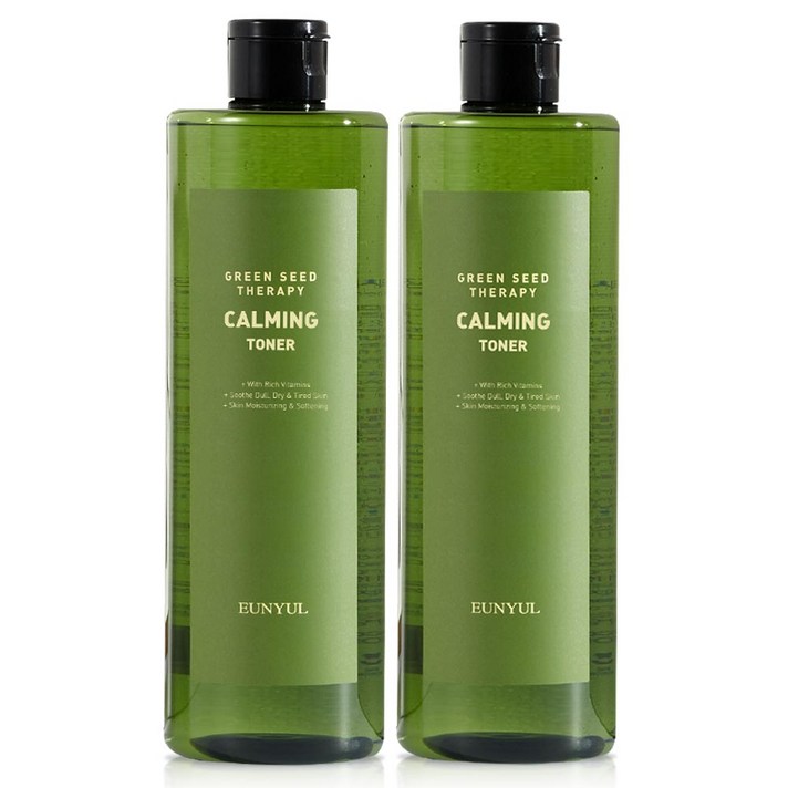 은율 그린씨드 테라피 카밍 토너, 500ml, 2개