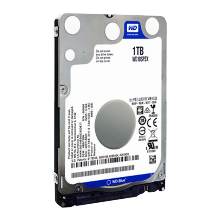 Western Digital WD MOBILE BLUE 노트북용 HDD, WD10SPZX-00Z10T0, 1TB