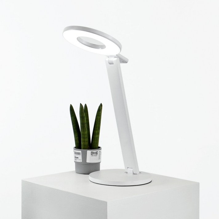 파인블루 폴더링 LED 스탠드 NG631, 화이트