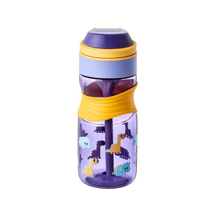 락앤락 원터치 아동용 빨대물병 450ml ABF766VOL, VIOLET, 1개