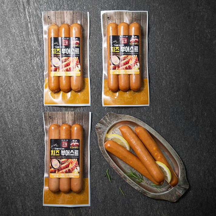 오뗄 치즈 부어스트, 270g, 3개