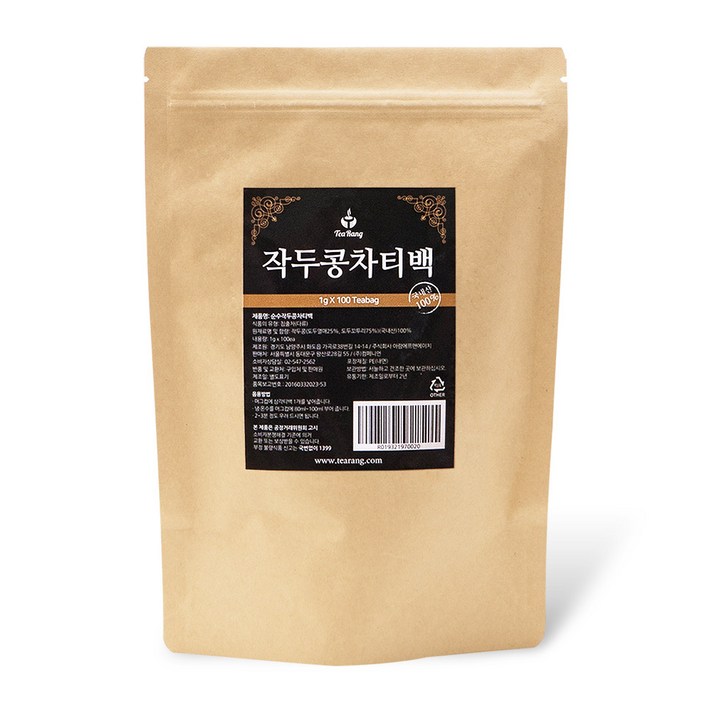티랑 작두콩차 티백, 1g, 100개