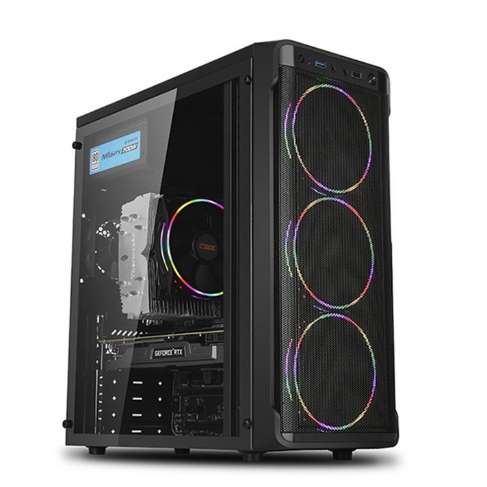 컴맹닷컴 조립PC CMA360C-606X(Ryzen 5 3600 RAM 8GB SSD 240GB GTX1060 6GB WIN미포함), CMA360C-606X, 기본형