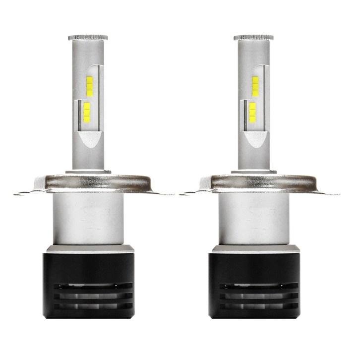 문라이트LED LED전조등 MV5 H4타입 30W 4200루멘, 혼합 색상, 2개