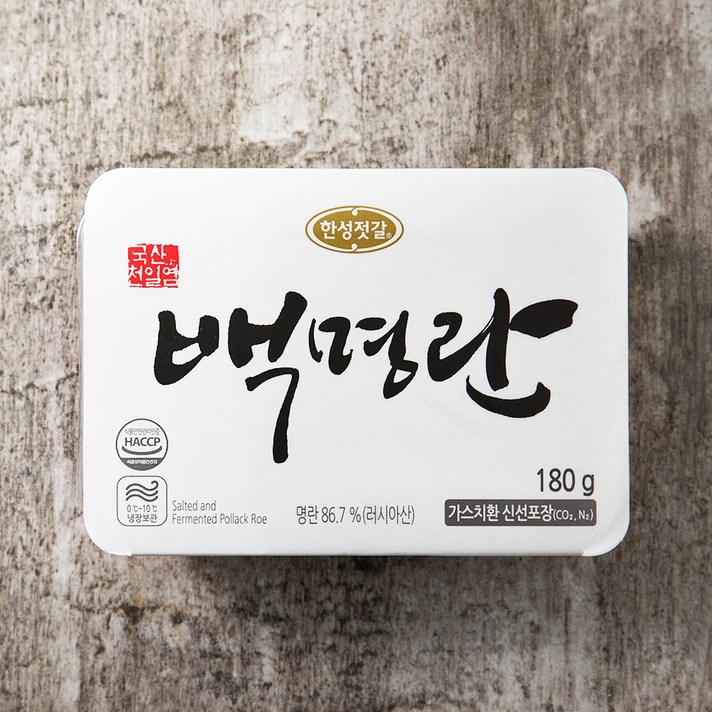 한성젓갈 백명란, 180g, 1개