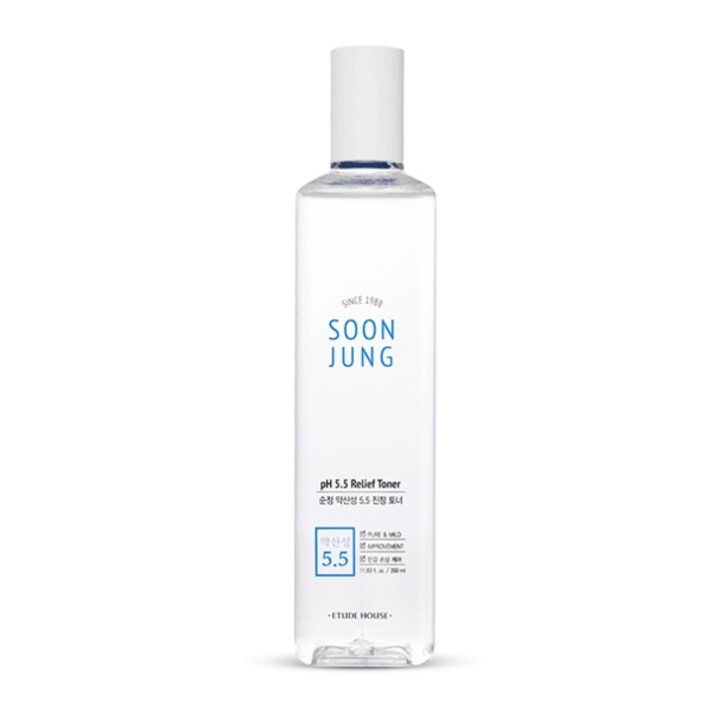 에뛰드하우스 순정 약산성 5.5 진정 토너 대용량, 350ml, 1개