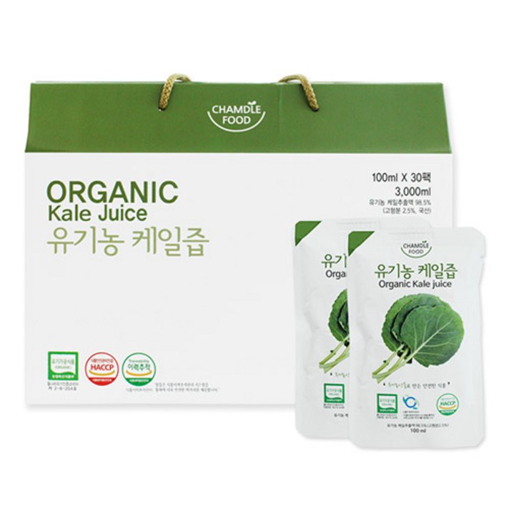 참들식품 유기농 케일즙, 60개, 100ml