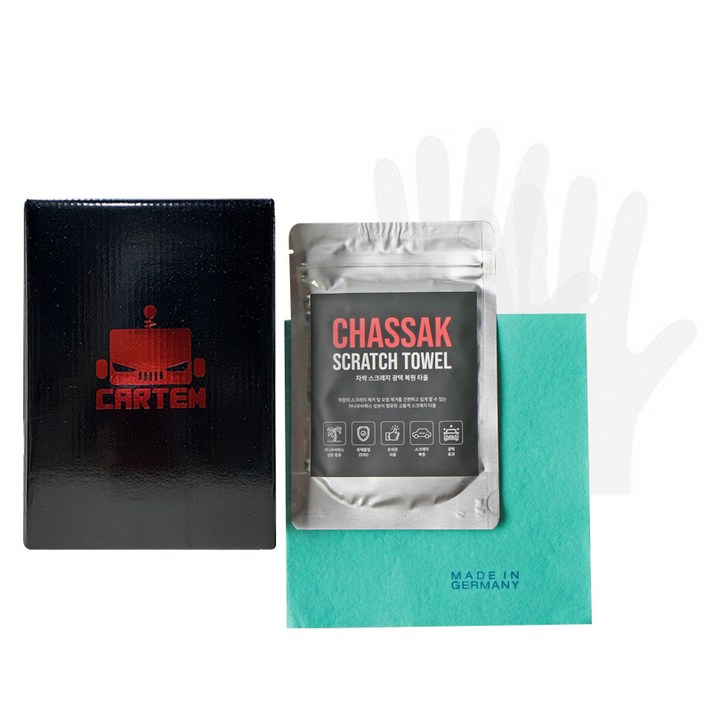 카템 차싹 스크래치 타올 Ver.2 Upgrade, 60g, 1세트