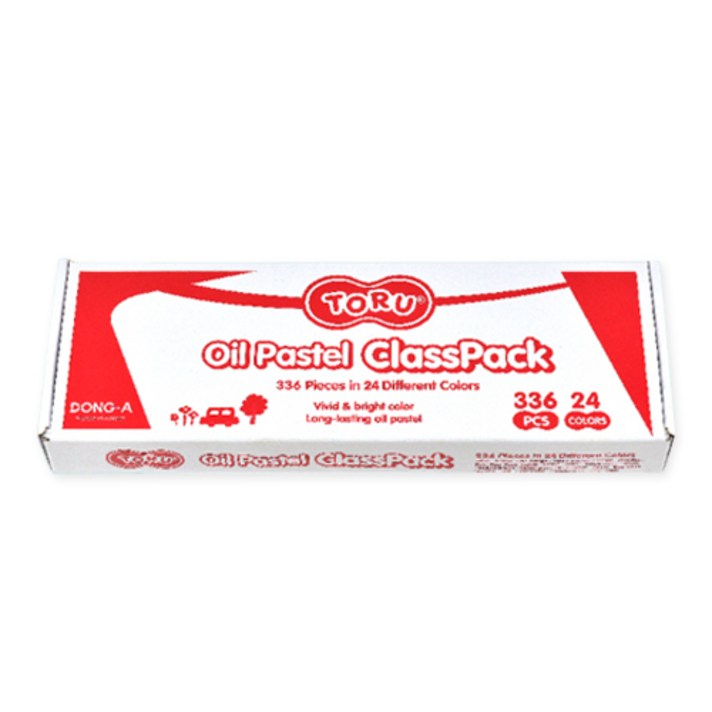 토루 크레파스 336p 세트, 24색