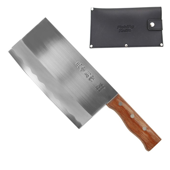 정행별작 중식도 19.5cm + 칼집 랜덤 발송, 혼합 색상