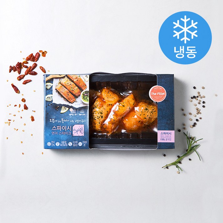 TheFillet 스파이시 연어 스테이크 (냉동), 150g, 2개