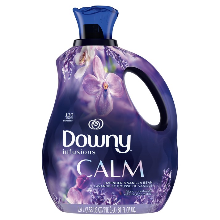 다우니 인퓨전 캄 섬유유연제 라벤더 앤 바닐라빈 본품, 2.4L, 1개