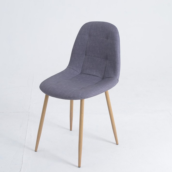 샤인체어 식탁의자 까페의자 2p, 블랙그레이