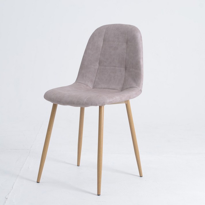 샤인체어 식탁의자 까페의자 2p, 베이지브라운