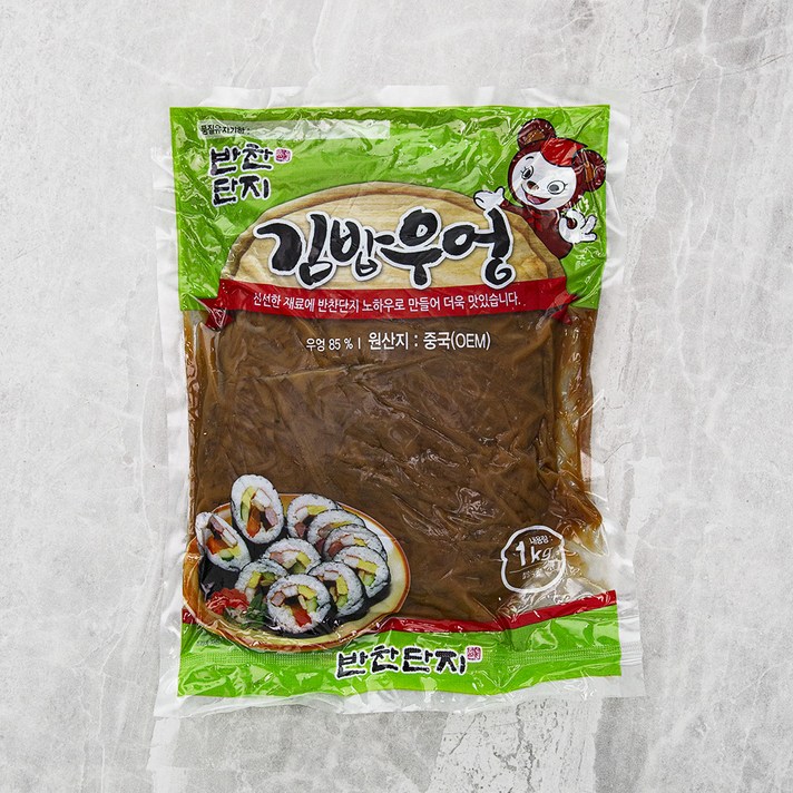 반찬단지 김밥우엉 3mm, 1kg, 1개