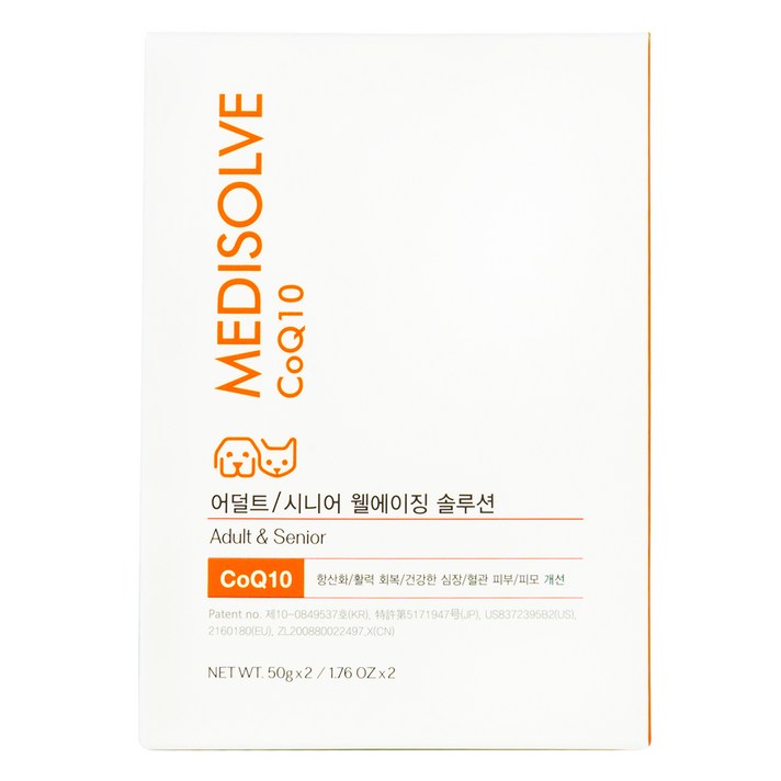 메디솔브 코큐10 강아지 영양제 50g, 건강관리, 1개