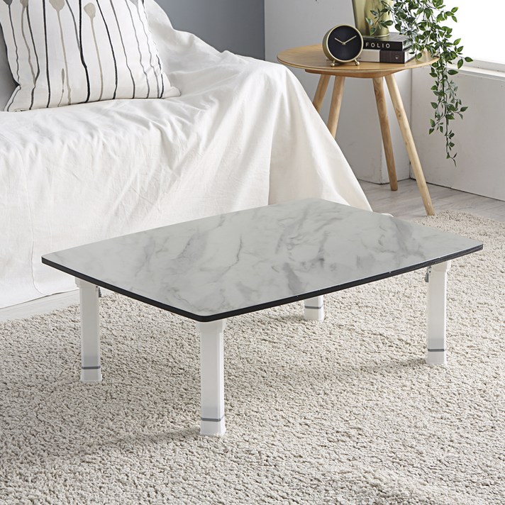 아이캔컴퍼니 LPM 4단 높이조절 라운드 테이블 대, 마블