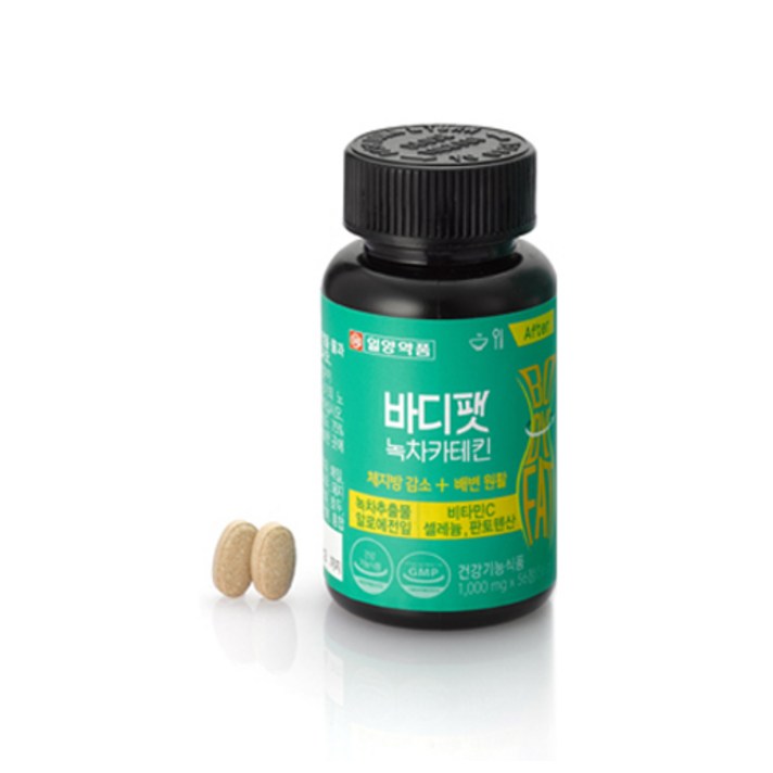 일양약품 바디팻 녹차 카테킨, 56정, 1개
