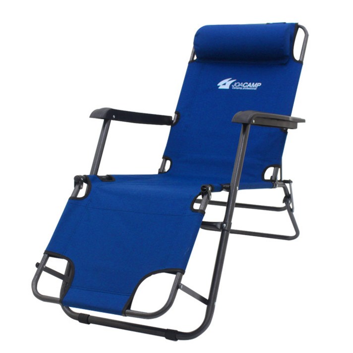 조아캠프 3단 침대 캠핑의자 대형, 블루[CC070], 1개