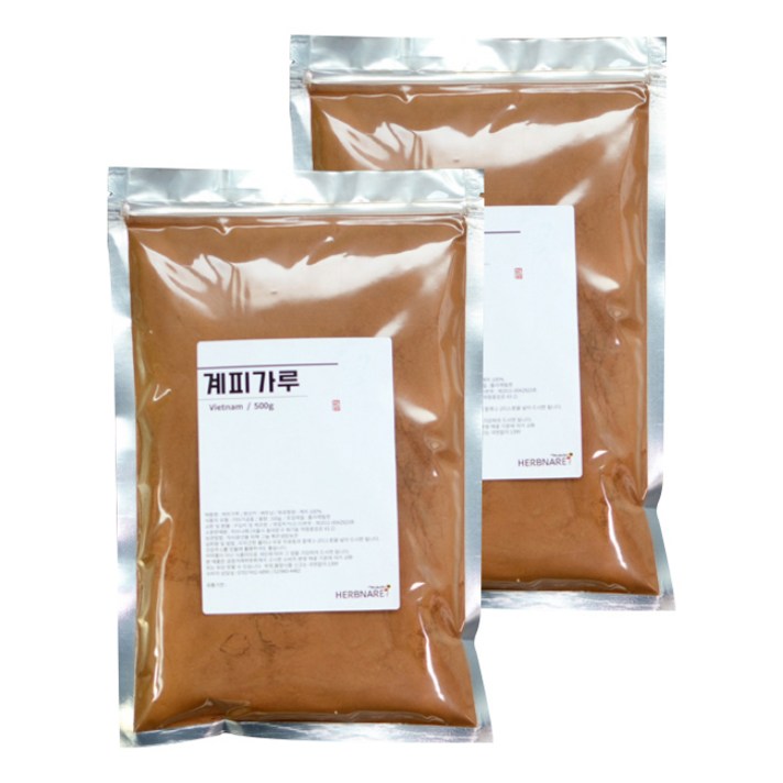 허브나래 계피가루 분말, 2봉, 500g