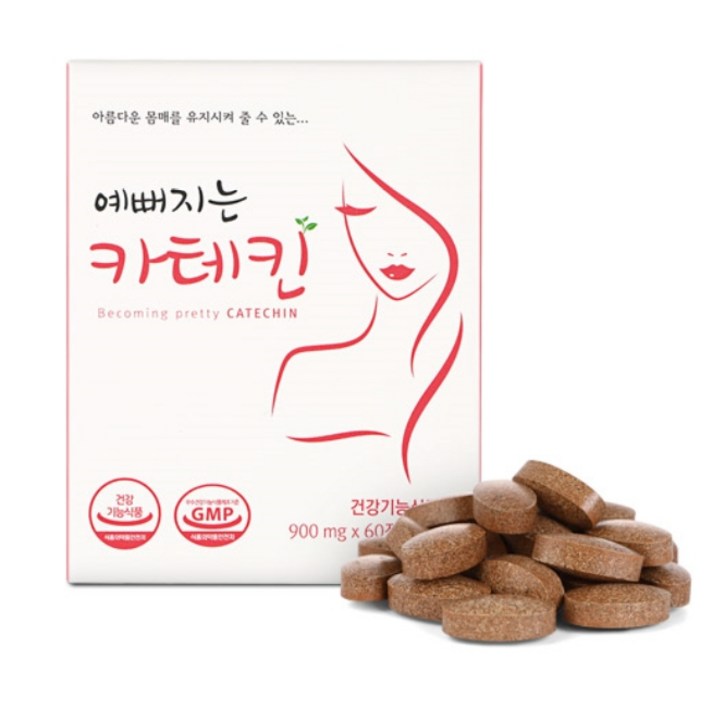 예뻐지는 카테킨 건강기능식품, 60정, 1개