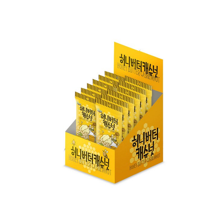 탐스팜 허니버터 캐슈넛, 30g, 12개