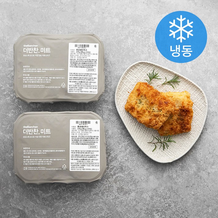 더반찬 통살생선까스 (냉동), 270g, 2개