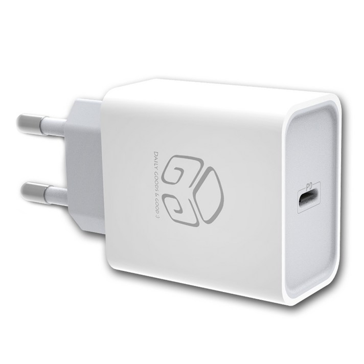 디지지 18W USB-C타입 PD 고속충전기 XY18W-PD, 화이트, 1개