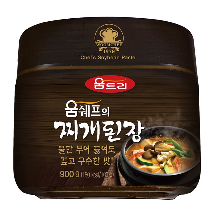 움트리 움쉐프의 찌개된장, 900g, 1개
