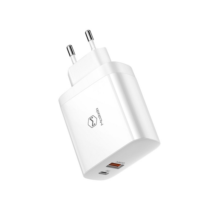 맥도도 30W USB C타입 + A타입 2포트 고속 충전기, 화이트, 1개