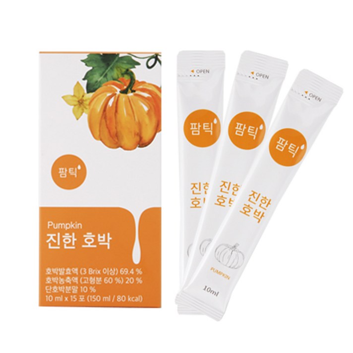 팜틱 진한 호박즙, 10ml, 15개