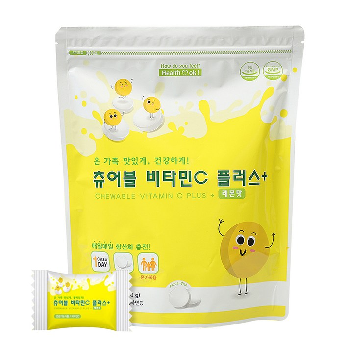 츄어블 비타C 플러스 영양제, 180정, 1개