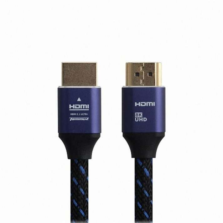 타무즈 Ultra High Speed BLUE HDMI v2.1 케이블, 1개, 2m