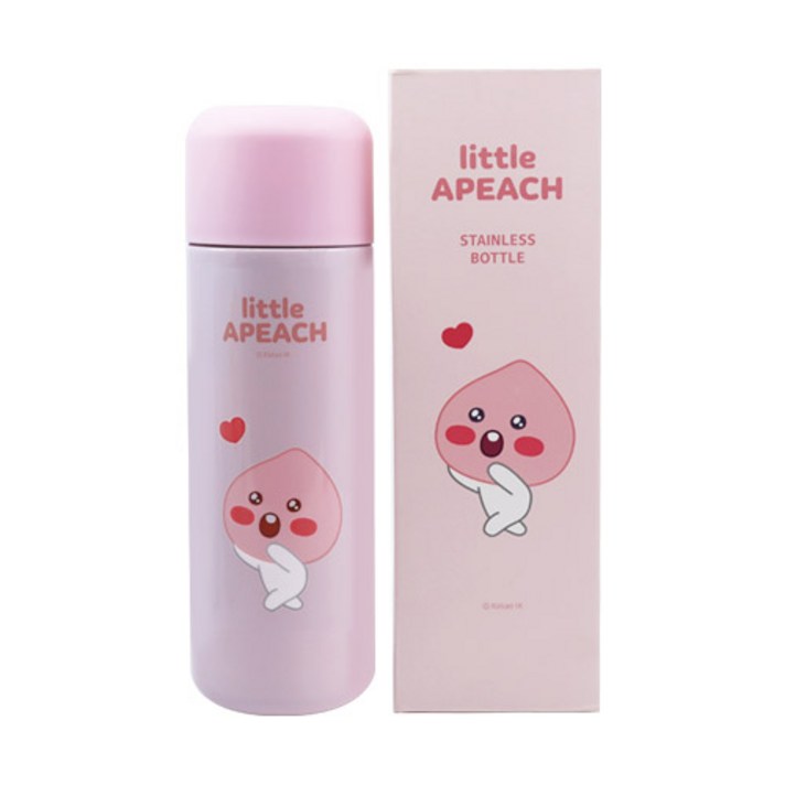 카카오프렌즈 리틀프렌즈 스텐보틀, 어피치, 450ml