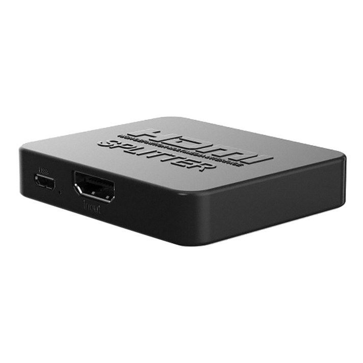 넥스트 1대2 HDMI 분배기 NEXT-512SP4K, 단일 색상, 1개