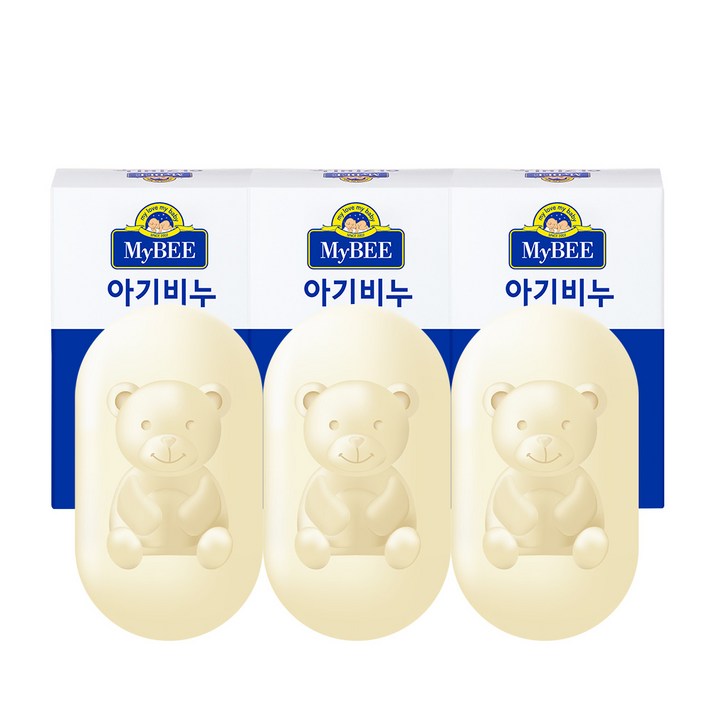 마이비 아기 비누, 100g, 3개