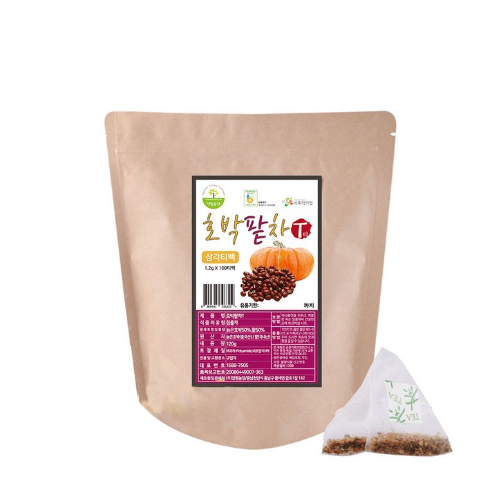 양원농장 호박팥차, 1.2g, 100개