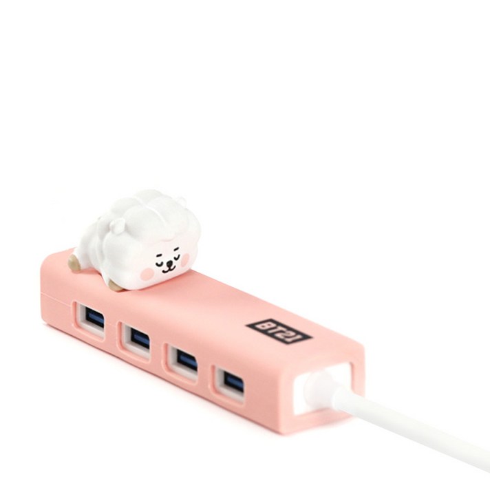 로이체 BT21 베이비 피규어 USB 3.0 허브 RUSB-BT21-BABY, 알제이(RJ)