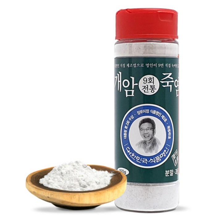 개암죽염 9회 구운 전통죽염 분말 과립, 150g, 1개