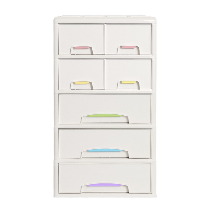 리빙스마일 베이비서랍장 5단 트윈 2p + 일반 3p, 화이트마블